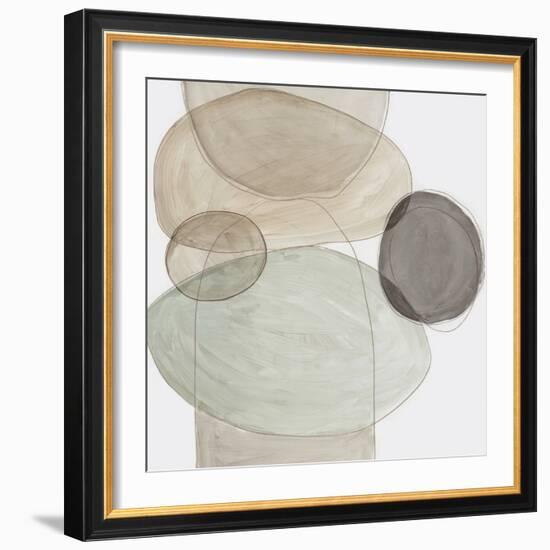 Pebble Stones II-Tom Reeves-Framed Art Print