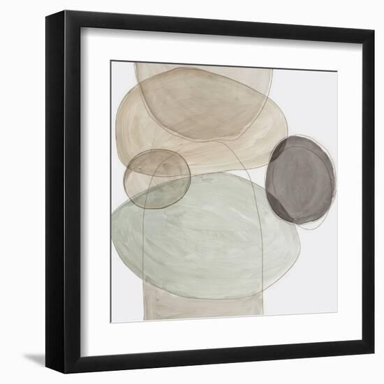 Pebble Stones II-Tom Reeves-Framed Art Print