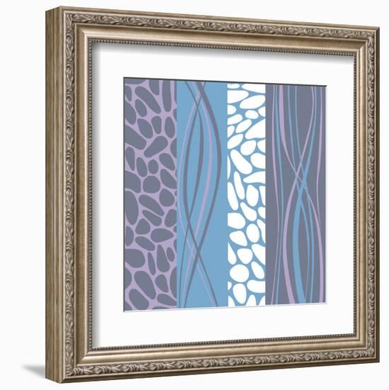 Pebble Stream-Denise Duplock-Framed Art Print