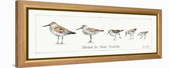 Pebbles and Sandpipers IX-Lisa Audit-Framed Stretched Canvas