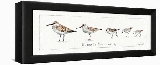 Pebbles and Sandpipers IX-Lisa Audit-Framed Stretched Canvas