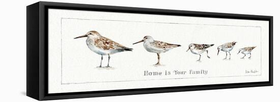 Pebbles and Sandpipers IX-Lisa Audit-Framed Stretched Canvas