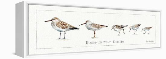 Pebbles and Sandpipers IX-Lisa Audit-Framed Stretched Canvas