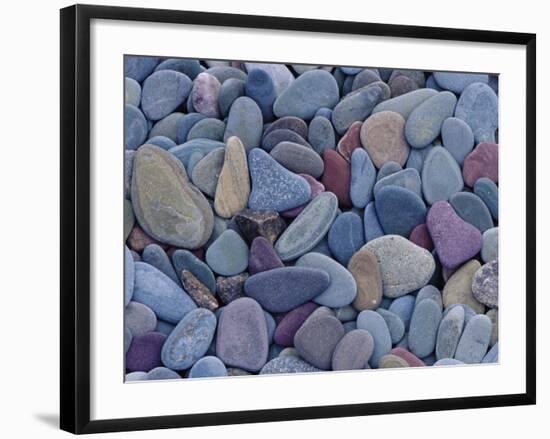 Pebbles at St. Mary Lake, Glacier National Park, Montana, United States of America, North America-James Hager-Framed Photographic Print