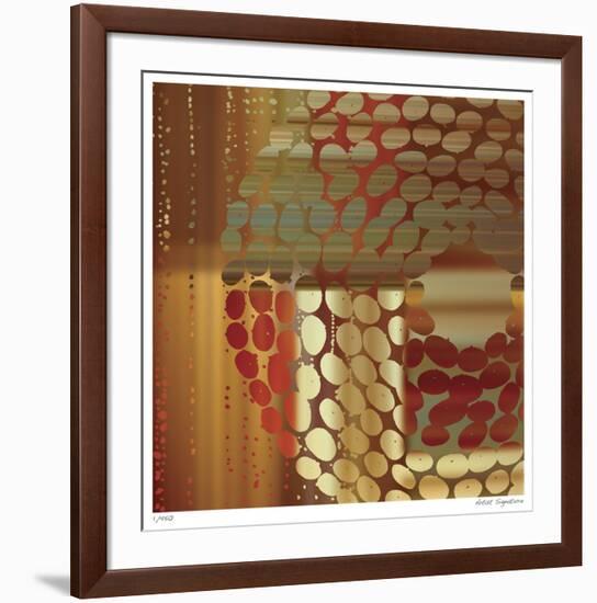 Pebbles I-Mj Lew-Framed Giclee Print