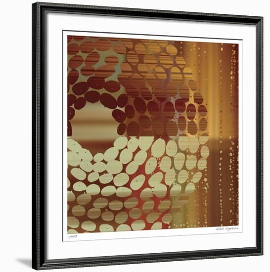 Pebbles II-Mj Lew-Framed Giclee Print