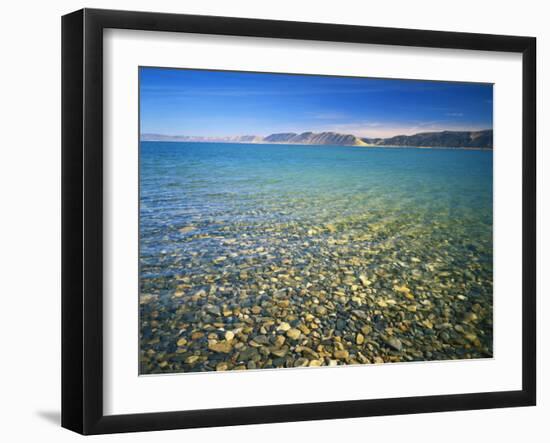 Pebbles in Bear Lake, Near Rendezvous Beach, Utah, USA-Scott T^ Smith-Framed Photographic Print