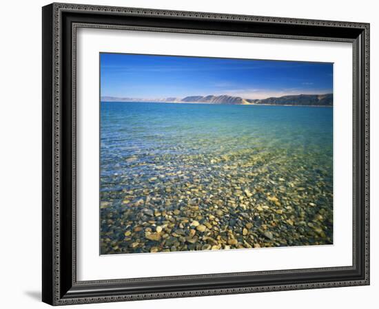 Pebbles in Bear Lake, Near Rendezvous Beach, Utah, USA-Scott T^ Smith-Framed Photographic Print