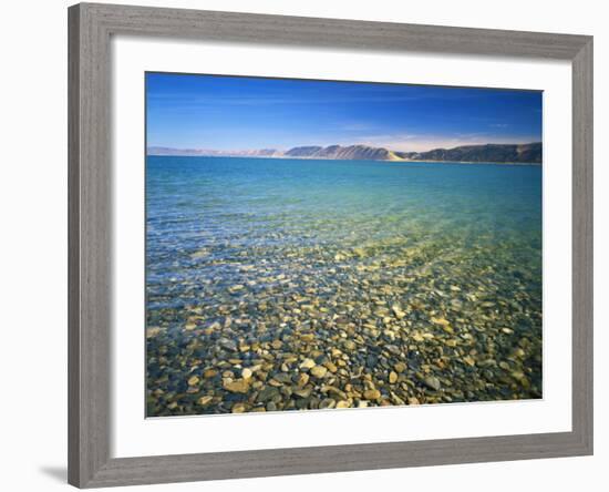 Pebbles in Bear Lake, Near Rendezvous Beach, Utah, USA-Scott T^ Smith-Framed Photographic Print