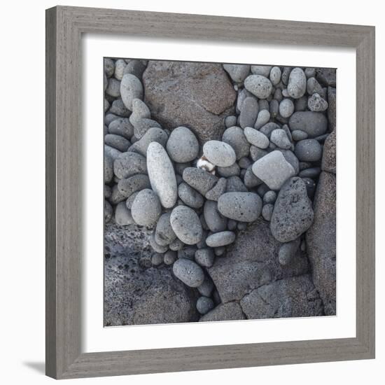 Pebbles on Miloli'i Beach, Big Island, Hawaii-Maresa Pryor-Framed Photographic Print