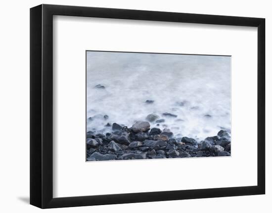 Pebbles on Playa Blanca, Lanzarote, Yaiza, Spain-Guido Cozzi-Framed Photographic Print