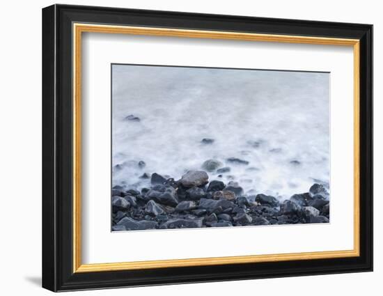 Pebbles on Playa Blanca, Lanzarote, Yaiza, Spain-Guido Cozzi-Framed Photographic Print