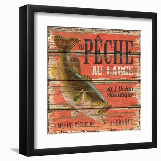 Pêche au large-Bruno Pozzo-Framed Art Print