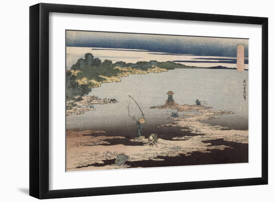 Pêche dans la baie d'Uraga-Katsushika Hokusai-Framed Giclee Print