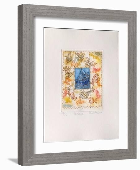 Pêcherie-Françoise Deberdt-Framed Limited Edition