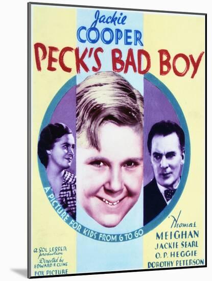 Peck's Bad Boy - Movie Poster Reproduction-null-Mounted Photo