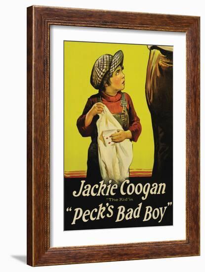 Peck's Bad Boy-null-Framed Art Print