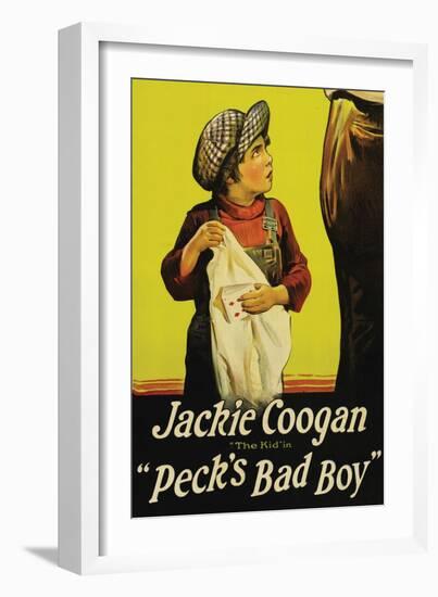 Peck's Bad Boy-null-Framed Art Print