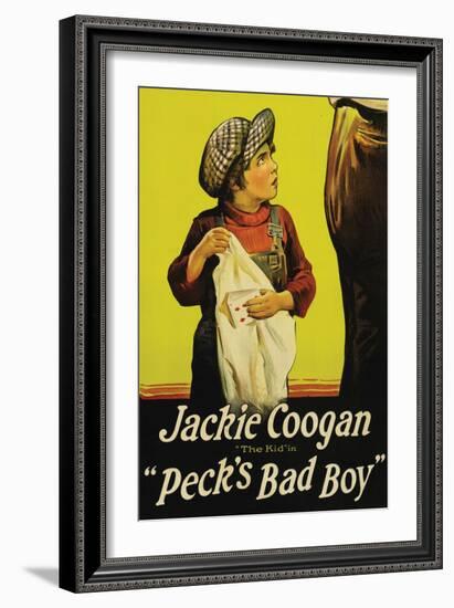 Peck's Bad Boy-null-Framed Art Print