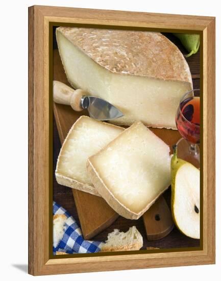 Pecorino Cheese, Tuscany, Italy-Nico Tondini-Framed Premier Image Canvas
