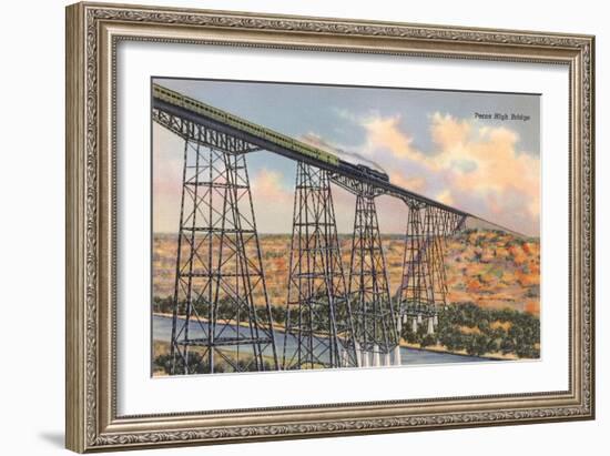 Pecos High Bridge-null-Framed Premium Giclee Print