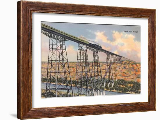 Pecos High Bridge-null-Framed Art Print