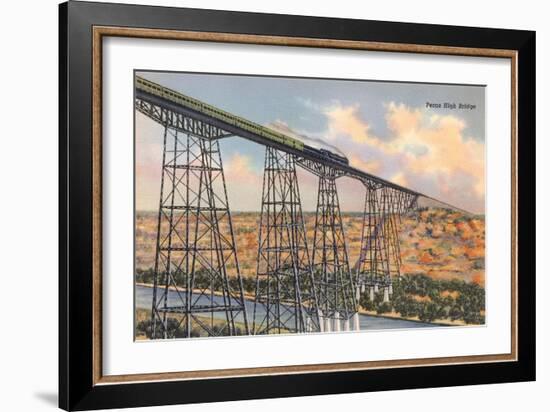 Pecos High Bridge-null-Framed Art Print