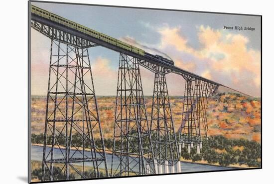 Pecos High Bridge-null-Mounted Art Print