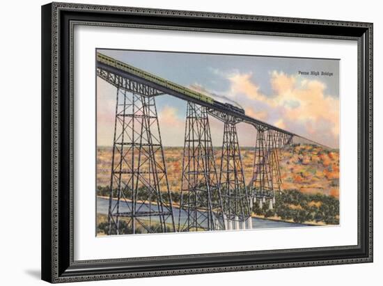 Pecos High Bridge-null-Framed Art Print