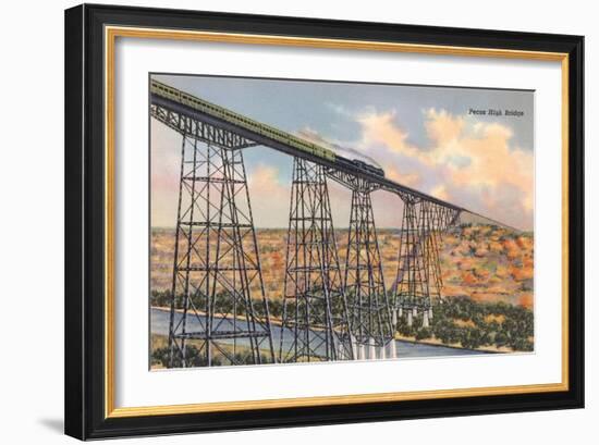 Pecos High Bridge-null-Framed Art Print