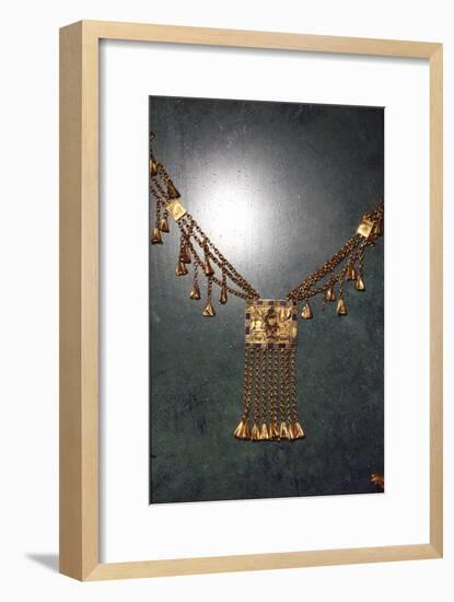 Pectoral behalf of the pharaoh and high priest of Amon Pinedjem, c990BC-969BC-Unknown-Framed Giclee Print