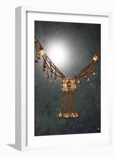 Pectoral behalf of the pharaoh and high priest of Amon Pinedjem, c990BC-969BC-Unknown-Framed Giclee Print