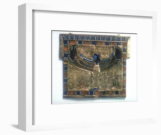 Pectoral from the tomb of Tutankhamun, c14th century BC. Artist: Unknown-Unknown-Framed Giclee Print