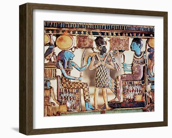 Pectoral Jewel from the Tomb of Tutankhamun, Ancient Egyptian, C1325 Bc-null-Framed Photographic Print