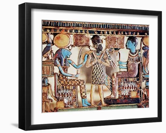 Pectoral Jewel from the Tomb of Tutankhamun, Ancient Egyptian, C1325 Bc-null-Framed Photographic Print