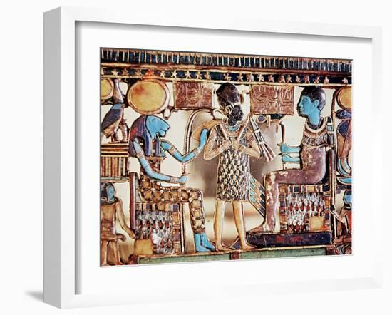 Pectoral Jewel from the Tomb of Tutankhamun, Ancient Egyptian, C1325 Bc-null-Framed Photographic Print
