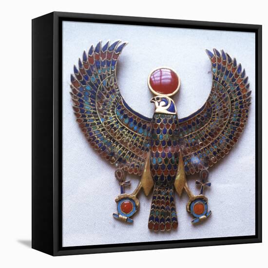 Pectoral Jewel from the Treasure of Tutankhamun, Ancient Egyptian, C1325 Bc-null-Framed Premier Image Canvas