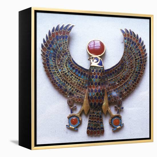 Pectoral Jewel from the Treasure of Tutankhamun, Ancient Egyptian, C1325 Bc-null-Framed Premier Image Canvas