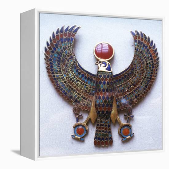 Pectoral Jewel from the Treasure of Tutankhamun, Ancient Egyptian, C1325 Bc-null-Framed Premier Image Canvas