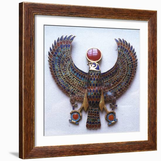 Pectoral Jewel from the Treasure of Tutankhamun, Ancient Egyptian, C1325 Bc-null-Framed Photographic Print