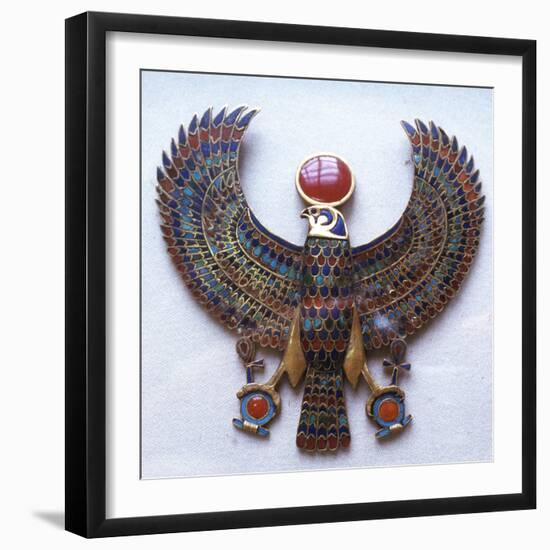 Pectoral Jewel from the Treasure of Tutankhamun, Ancient Egyptian, C1325 Bc-null-Framed Photographic Print