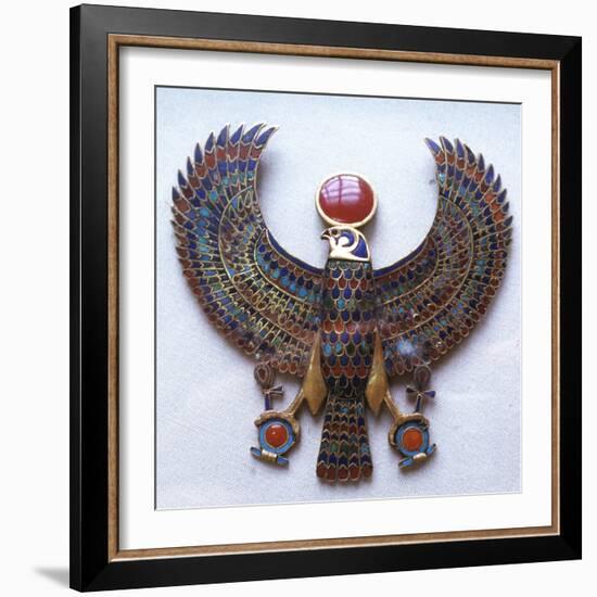 Pectoral Jewel from the Treasure of Tutankhamun, Ancient Egyptian, C1325 Bc-null-Framed Photographic Print