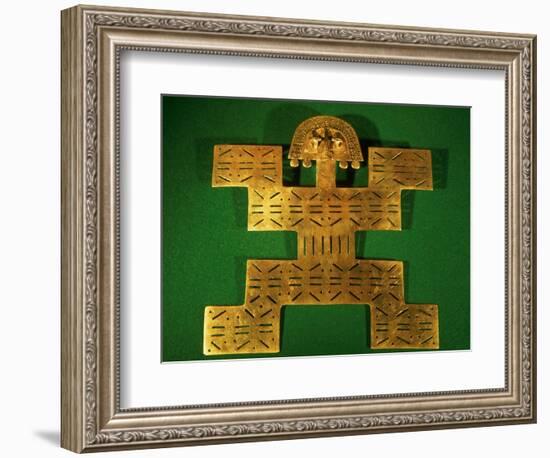 Pectoral Ornament of the Tolima Region, Colombia, circa 500-1500 AD-null-Framed Giclee Print