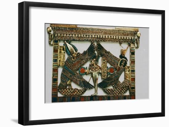 Pectoral Plaque from the Tomb of Tutakhamun, New Kingdom, c1332BC-1323 BC-Unknown-Framed Giclee Print