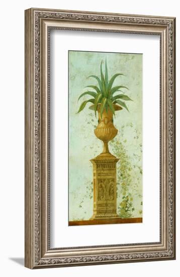 Pedastale con Plantas-Javier Fuentes-Framed Art Print