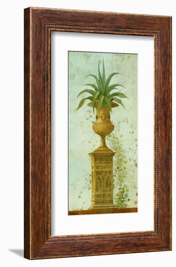 Pedastale con Plantas-Javier Fuentes-Framed Art Print