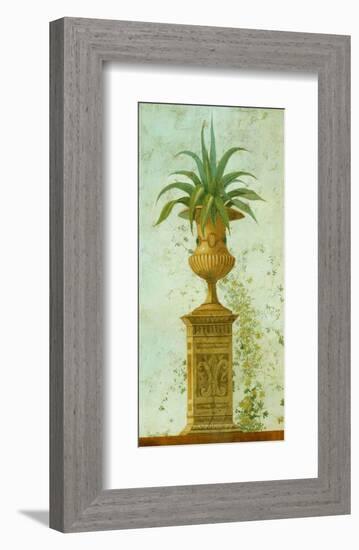 Pedastale con Plantas-Javier Fuentes-Framed Art Print