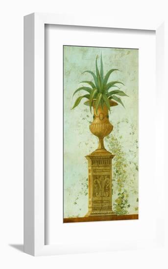 Pedastale con Plantas-Javier Fuentes-Framed Art Print