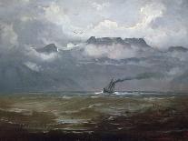 Seascape, 1849-Peder Balke-Framed Premier Image Canvas