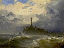 Stormy Seas by the Cliffs, 1845-Peder Balke-Giclee Print